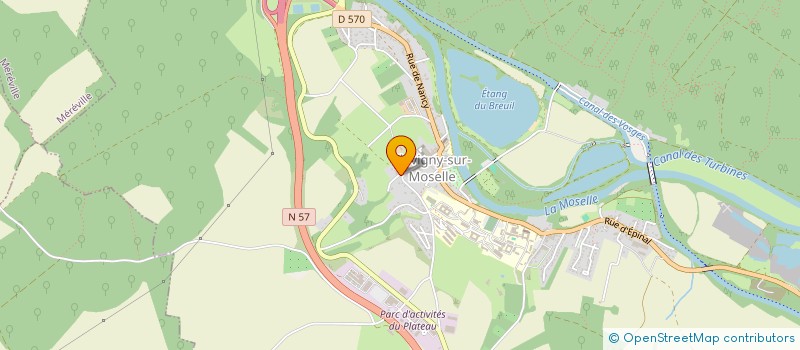 localisation de l'entreprise MONSIEUR ALAIN CUNY à FLAVIGNY-SUR-MOSELLE