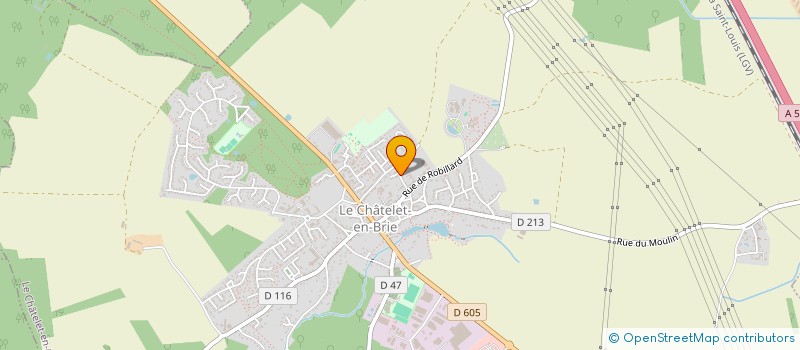 localisation de l'entreprise MONSIEUR ALAIN CUPERLIER  LE CHATELET-EN-BRIE