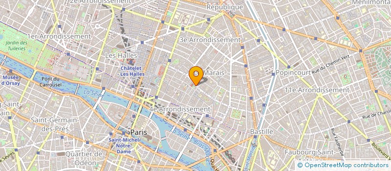 localisation de l'entreprise MONSIEUR ALAIN CURIAUX  PARIS