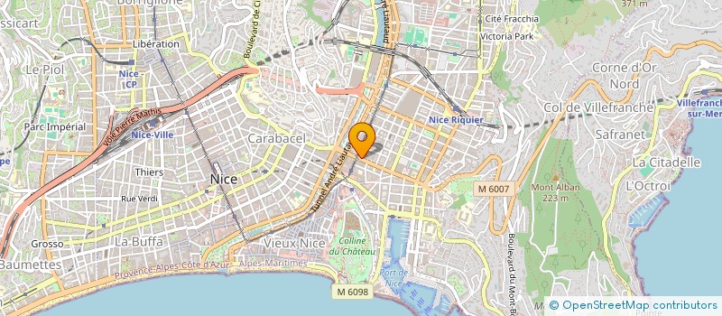 localisation de l'entreprise MONSIEUR ALAIN CURTI  NICE