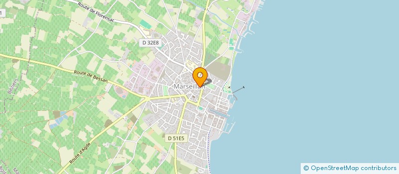 localisation de l'entreprise MONSIEUR ALAIN CURTO à MARSEILLAN