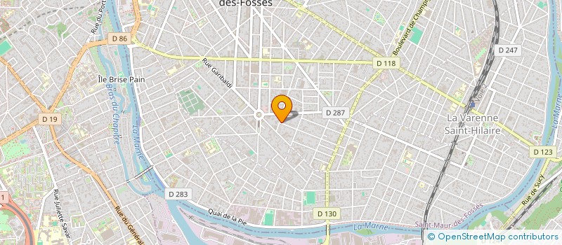 localisation de l'entreprise MONSIEUR ALAIN CUSTEY à SAINT-MAUR-DES-FOSSES