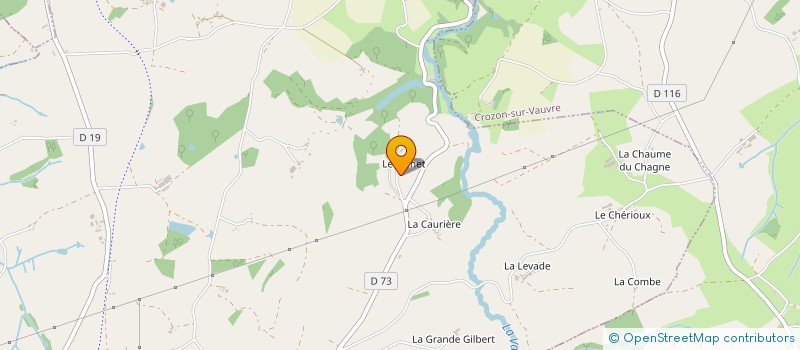 localisation de l'entreprise MONSIEUR ALAIN CUTARD à AIGURANDE
