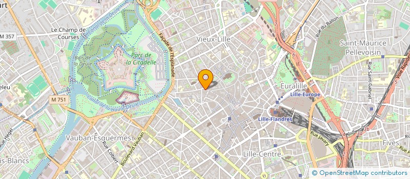 localisation de l'entreprise MONSIEUR ALAIN CUVELIER à LILLE