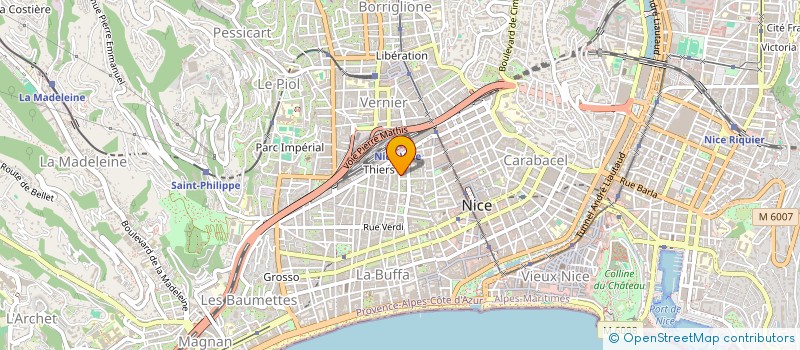 localisation de l'entreprise MONSIEUR ALAIN CUVELIER à NICE