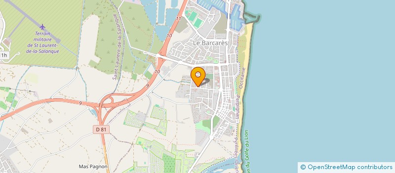 localisation de l'entreprise MONSIEUR ALAIN CYPRIEN  LE BARCARES