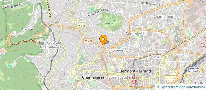 localisation de l'entreprise MONSIEUR ALAIN D'ALCHE  CLERMONT-FERRAND