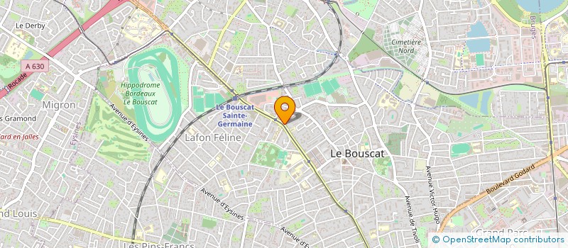 localisation de l'entreprise MONSIEUR ALAIN DAGORNE à LE BOUSCAT