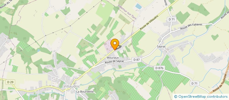 localisation de l'entreprise MONSIEUR ALAIN DAL DOSSO à VILLENEUVE-LES-BOULOC