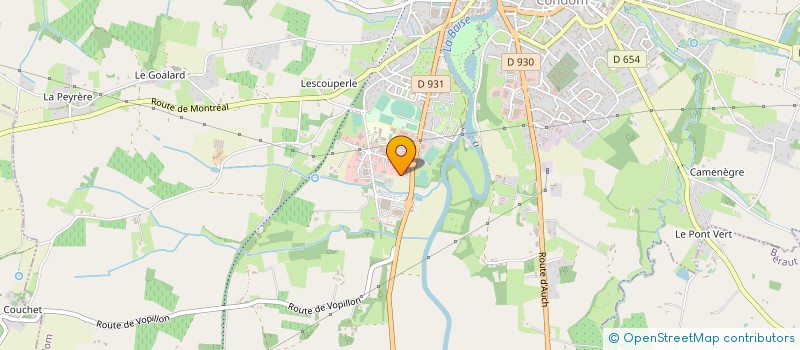 localisation de l'entreprise MONSIEUR ALAIN DALCORSO  CONDOM