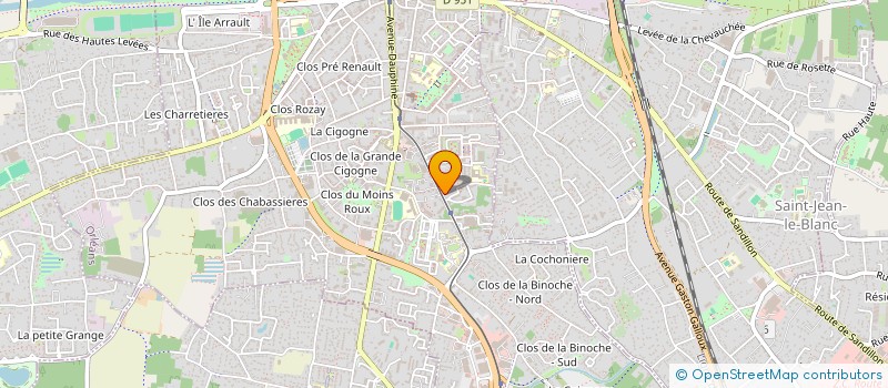 localisation de l'entreprise MONSIEUR ALAIN DALIBARD à ORLEANS