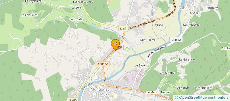 localisation de l'entreprise MONSIEUR ALAIN DALIS  MONTIGNAC-LASCAUX