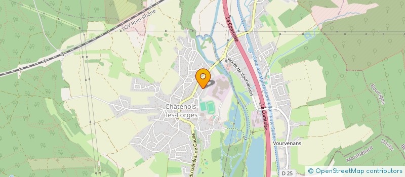 localisation de l'entreprise MONSIEUR ALAIN DALLOZ  CHATENOIS-LES-FORGES