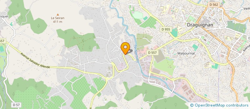 localisation de l'entreprise MONSIEUR ALAIN DAMERON  DRAGUIGNAN