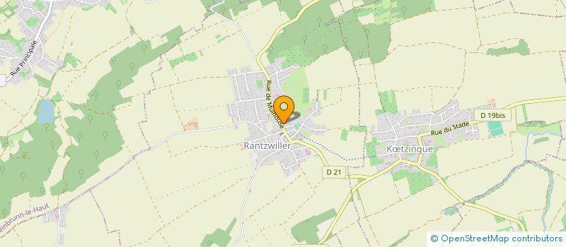 localisation de l'entreprise MONSIEUR ALAIN DANGEL  RANTZWILLER