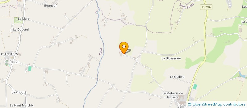 localisation de l'entreprise MONSIEUR ALAIN DANIEL  SAINT-POTAN