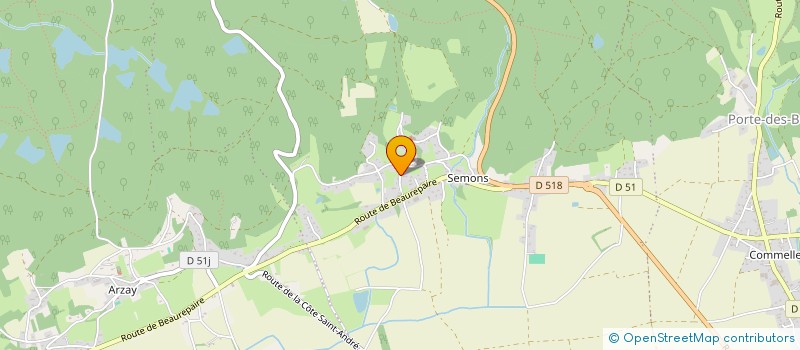 localisation de l'entreprise MONSIEUR ALAIN DANIEL LOPEZ  PORTE-DES-BONNEVAUX