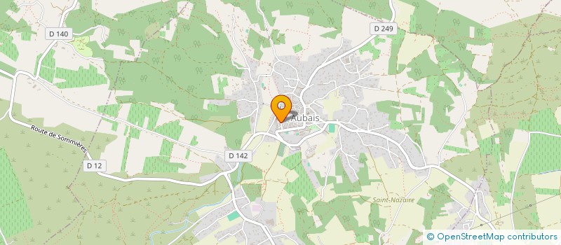 localisation de l'entreprise MONSIEUR ALAIN DANIELE  AUBAIS