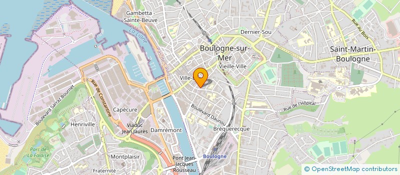 localisation de l'entreprise MONSIEUR ALAIN DARCHEN  BOULOGNE-SUR-MER