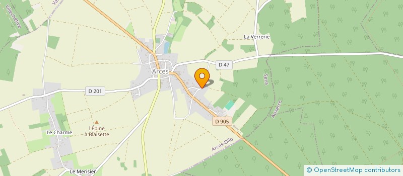 localisation de l'entreprise MONSIEUR ALAIN DARCHY  FOURNAUDIN