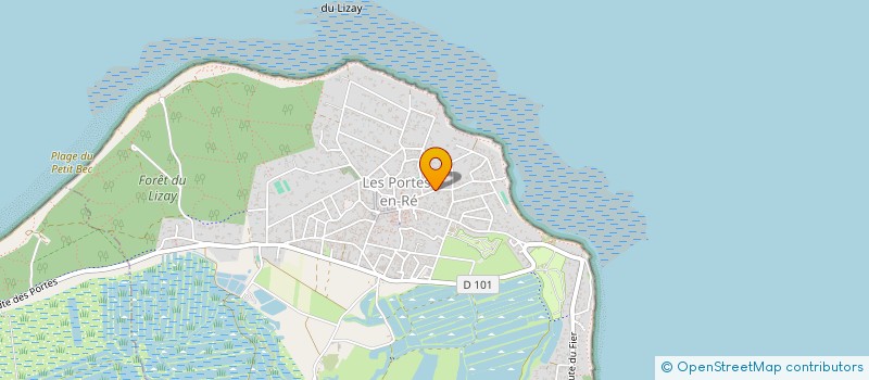 localisation de l'entreprise MONSIEUR ALAIN DARDILLAC  LES PORTES-EN-RE