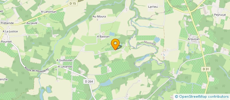 localisation de l'entreprise MONSIEUR ALAIN DARQUIER à CASTELNAU D'AUZAN LABARRERE