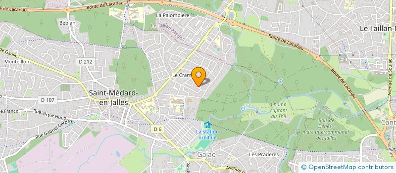 localisation de l'entreprise MONSIEUR ALAIN DARRACQ à SAINT-MEDARD-EN-JALLES