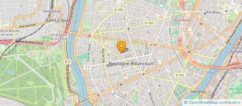 localisation de l'entreprise MONSIEUR ALAIN DARROUX à BOULOGNE-BILLANCOURT