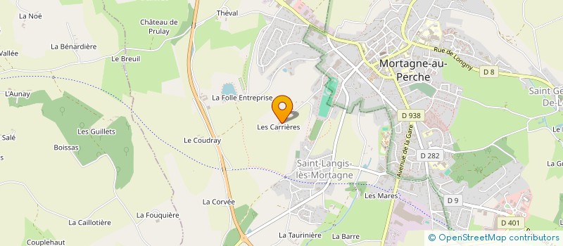 localisation de l'entreprise MONSIEUR ALAIN DARSIN à SAINT-LANGIS-LES-MORTAGNE