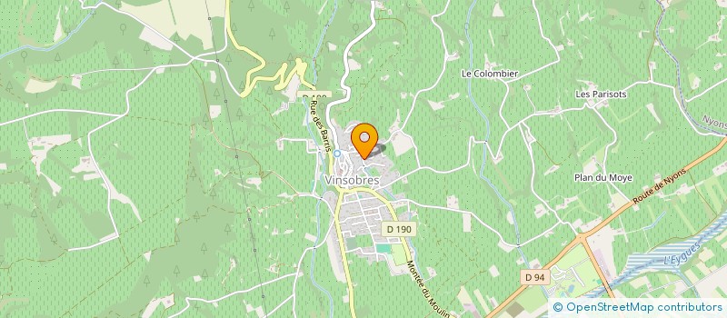 localisation de l'entreprise MONSIEUR ALAIN DAUBERT  VINSOBRES