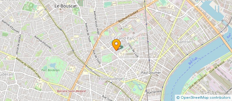 localisation de l'entreprise MONSIEUR ALAIN DAUNIZEAU à BORDEAUX