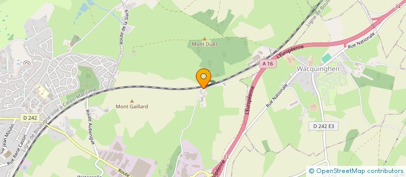 localisation de l'entreprise MONSIEUR ALAIN DAUSQUE  WIMILLE