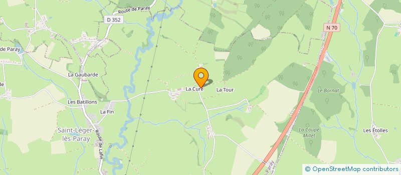 localisation de l'entreprise MONSIEUR ALAIN DAVANTURE  SAINT-LEGER-LES-PARAY