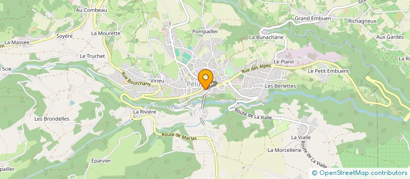 localisation de l'entreprise MONSIEUR ALAIN DAVEAU  PELUSSIN