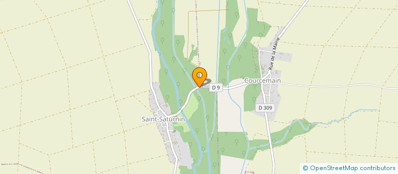 localisation de l'entreprise MONSIEUR ALAIN DAVESNE  SAINT-SATURNIN