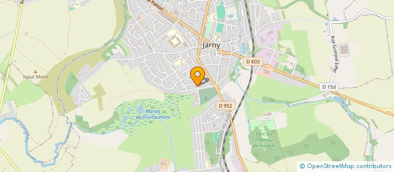 localisation de l'entreprise MONSIEUR ALAIN DAVID  JARNY