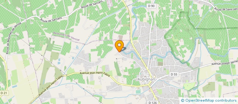 localisation de l'entreprise MONSIEUR ALAIN DE FLORIO  AUBIGNAN