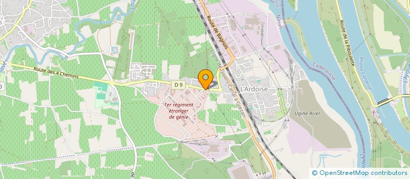 localisation de l'entreprise MONSIEUR ALAIN DE-GRANDE à LAUDUN-L'ARDOISE