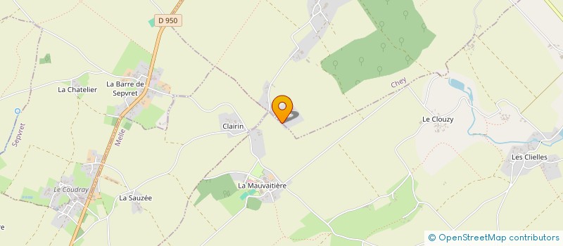 localisation de l'entreprise MONSIEUR ALAIN DE GREEF  CHEY