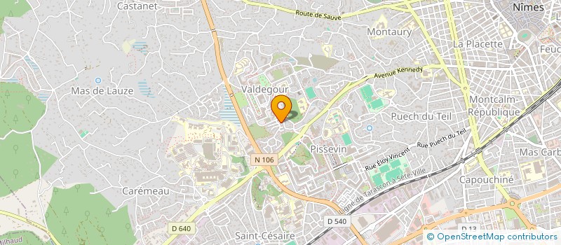 localisation de l'entreprise MONSIEUR ALAIN DE HARO à NIMES