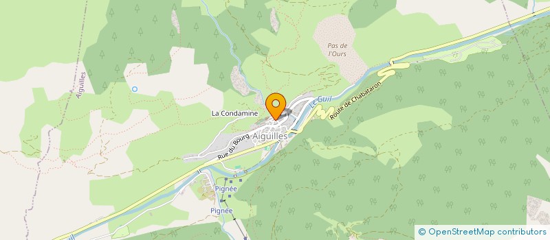 localisation de l'entreprise MONSIEUR ALAIN DE LA PENA  AIGUILLES