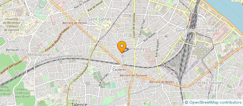 localisation de l'entreprise MONSIEUR ALAIN DE LARRARD à BORDEAUX