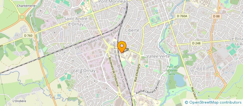 localisation de l'entreprise MONSIEUR ALAIN DE MUNTER  LA ROCHE-SUR-YON