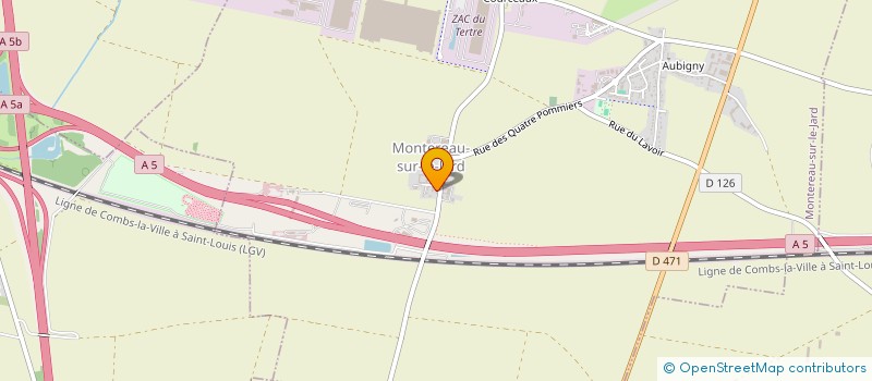 localisation de l'entreprise MONSIEUR ALAIN DE PAIX DE COEUR  MONTEREAU-SUR-LE-JARD