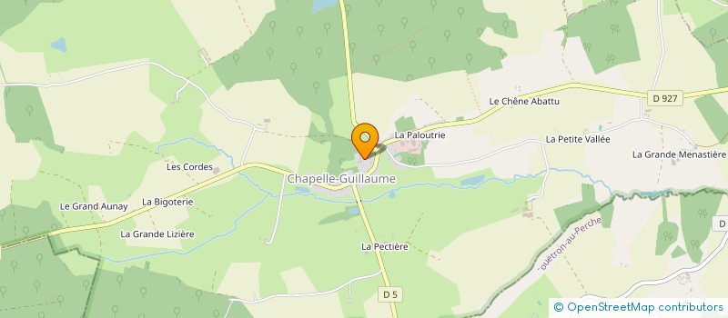 localisation de l'entreprise MONSIEUR ALAIN DE REVIERS DE MAUNY à CHAPELLE-GUILLAUME