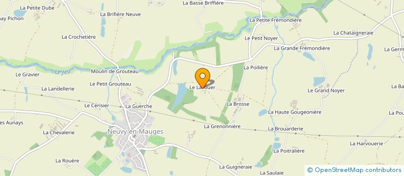 localisation de l'entreprise MONSIEUR ALAIN DE VILLECHABROLLE  CHEMILLE-EN-ANJOU