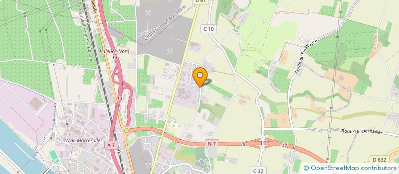 localisation de l'entreprise MONSIEUR ALAIN DEAGE  BOURG-LES-VALENCE