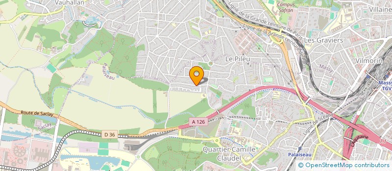 localisation de l'entreprise MONSIEUR ALAIN DEBUISSON à PALAISEAU
