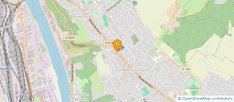 localisation de l'entreprise MONSIEUR ALAIN DECATOIRE  LE MESNIL-ESNARD