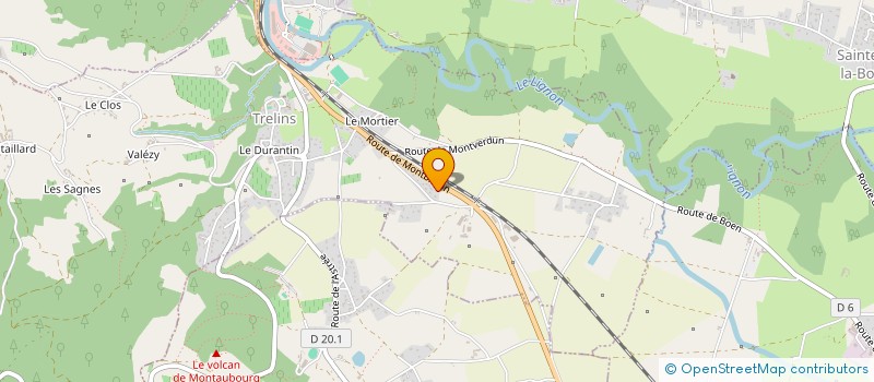 localisation de l'entreprise MONSIEUR ALAIN DEDINGER  TRELINS